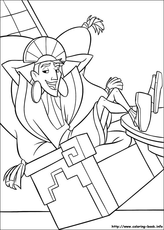 The Emperor's New Groove coloring picture